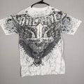 Affliction Archaic Size S Skull Wings Graphic White - Adult & Kids T-Shirts, Sweatshirts & Hoodies apparel design preview 1