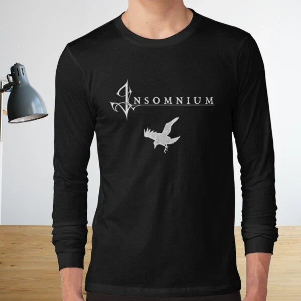 Insomnium crow logo Funny Size S to 5XL - Adult & Kids T-Shirts, Sweatshirts & Hoodies apparel design preview 1