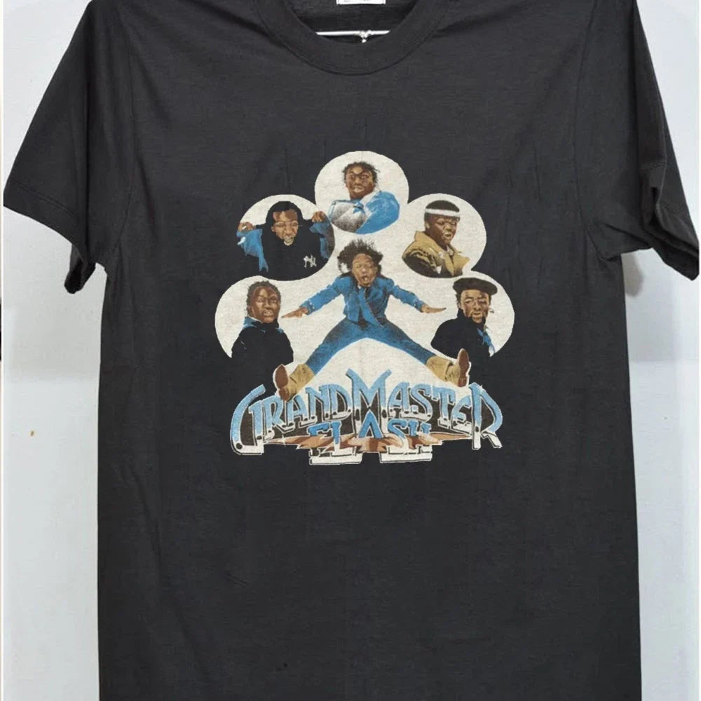 80's Grandmaster Flash Vintage Hip-hop Nostalgia - Adult & Kids T-Shirts, Sweatshirts & Hoodies apparel design preview 1