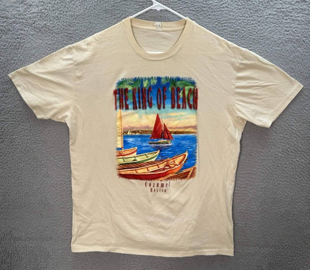 Beach Adult XL Tan Crewneck Skater Surfer Grunge - Adult & Kids T-Shirts, Sweatshirts & Hoodies apparel design preview 1