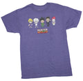 Hunter X New Chibi Cast Over Logo - Adult & Kids T-Shirts, Sweatshirts & Hoodies apparel design preview 1