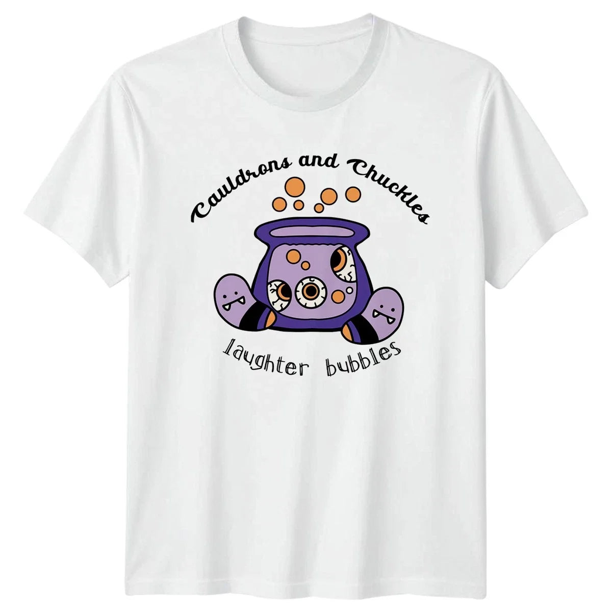 Cauldrons And Chuckles Laughter Bubbles Halloween - Adult & Kids T-Shirts, Sweatshirts & Hoodies apparel design preview 1
