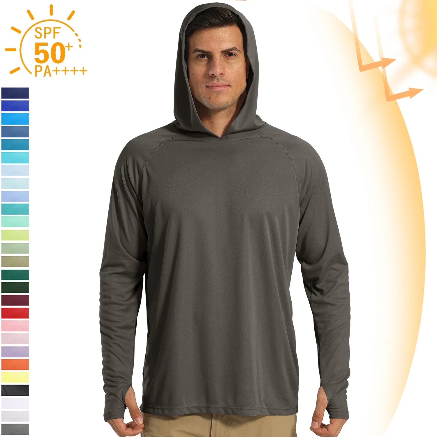 UPF50+ Mens Sun Outdoor Sports Skin Protection - Adult & Kids T-Shirts, Sweatshirts & Hoodies apparel design preview 1