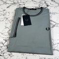 FRED PERRY Mens Stockport Blue Twin Tipped SIZE LARGE - Adult & Kids T-Shirts, Sweatshirts & Hoodies apparel design preview 1