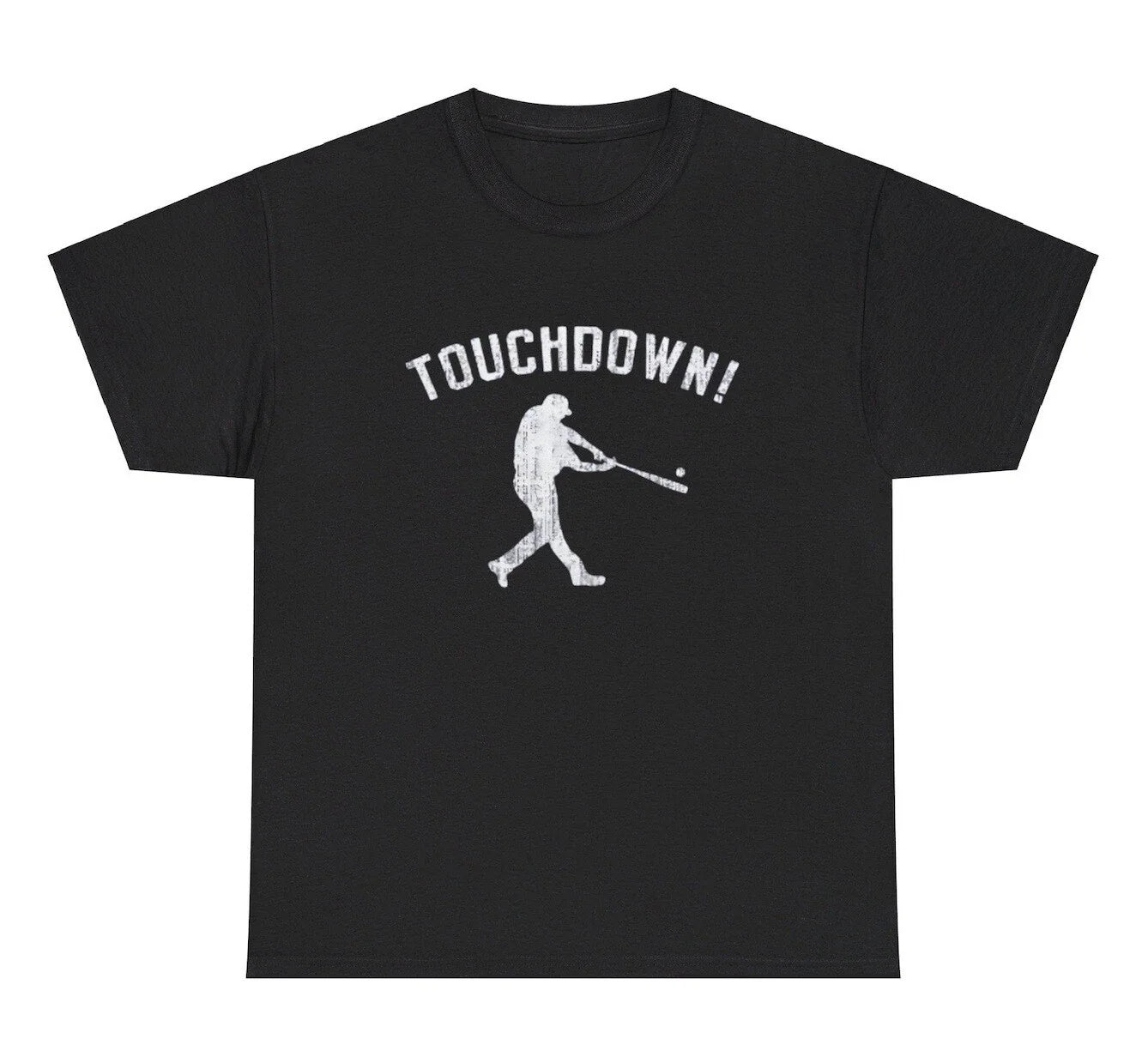 Touchdown Homerun Baseball Silly Y2K Dumb Graphic Gen - Adult & Kids T-Shirts, Sweatshirts & Hoodies apparel design preview 1