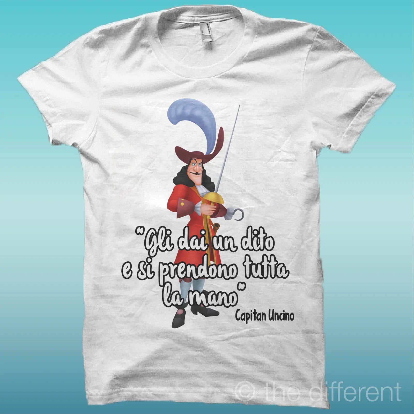 Quote Funny Capita Hook Finger Tutta La Mano Gift - Adult & Kids T-Shirts, Sweatshirts & Hoodies apparel design preview 1