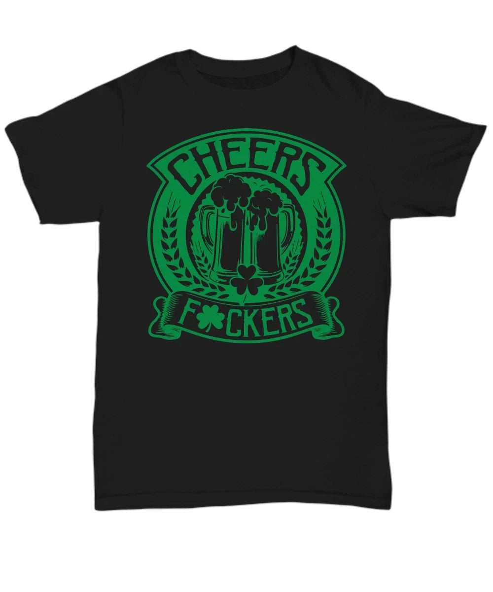 St. Patrick's Day Cheers Funny Sarcastic Humor, - Adult & Kids T-Shirts, Sweatshirts & Hoodies apparel design preview 1