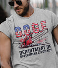 Dept of Government Efficiency DOGE Chainsaw Musk - Adult & Kids T-Shirts, Sweatshirts & Hoodies apparel design preview 1