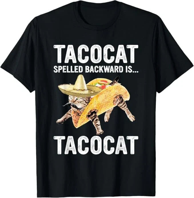 Tacocat Spelled Backward Is... For Tacos&Cat Lovers - Adult & Kids T-Shirts, Sweatshirts & Hoodies apparel design preview 1
