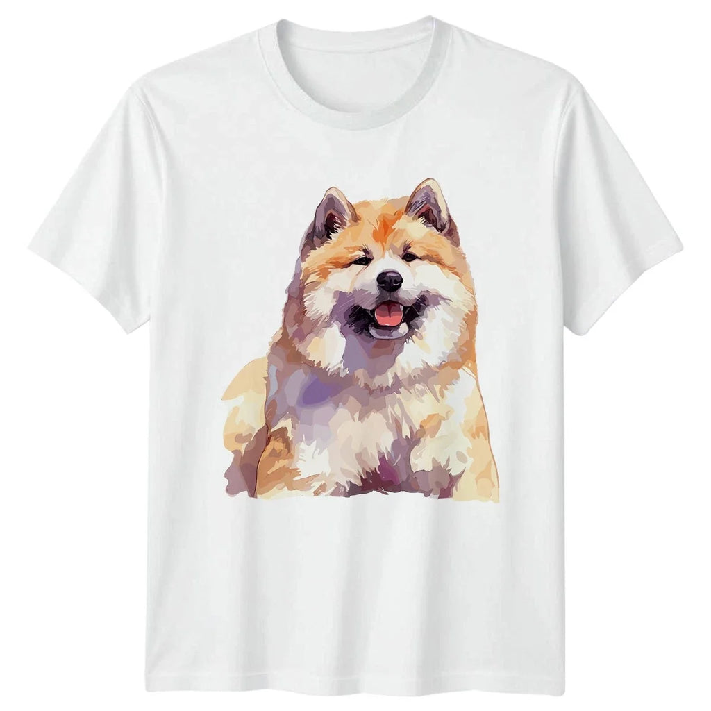 Akita Dog Lover Pet Portrait Gift For Him And Her - Adult & Kids T-Shirts, Sweatshirts & Hoodies apparel design preview 1