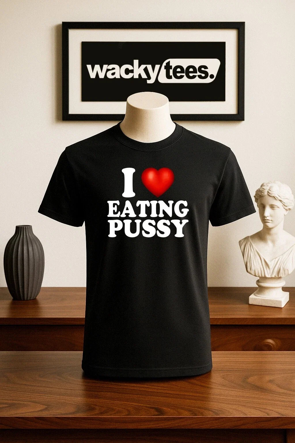 I Love Eating Pussy Heart Funny Adult Humor Graphic - Adult & Kids T-Shirts, Sweatshirts & Hoodies apparel design preview 1