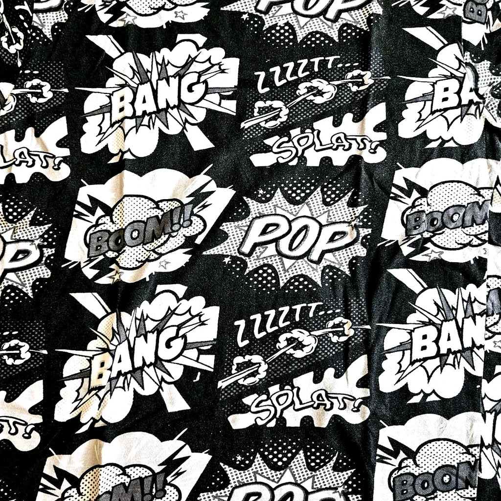 Pop Art Print Comic Action Streetwear AOP Size Large - Adult & Kids T-Shirts, Sweatshirts & Hoodies apparel design preview 1