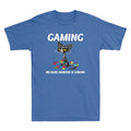 Black Cat Gaming Because Murder Is Wrong Funny Gamer - Adult & Kids T-Shirts, Sweatshirts & Hoodies apparel design preview 1