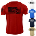 Men's USA Fish Flag American Patriotic 100% Cotton - Adult & Kids T-Shirts, Sweatshirts & Hoodies apparel design preview 1