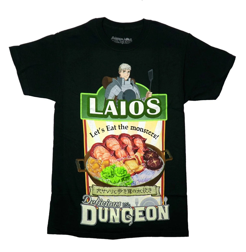 Delicious in Dungeon Mens Laio's Let's Eat the - Adult & Kids T-Shirts, Sweatshirts & Hoodies apparel design preview 1