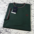 FRED PERRY Mens Grassroots Green Twin Tipped SIZE - Adult & Kids T-Shirts, Sweatshirts & Hoodies apparel design preview 1