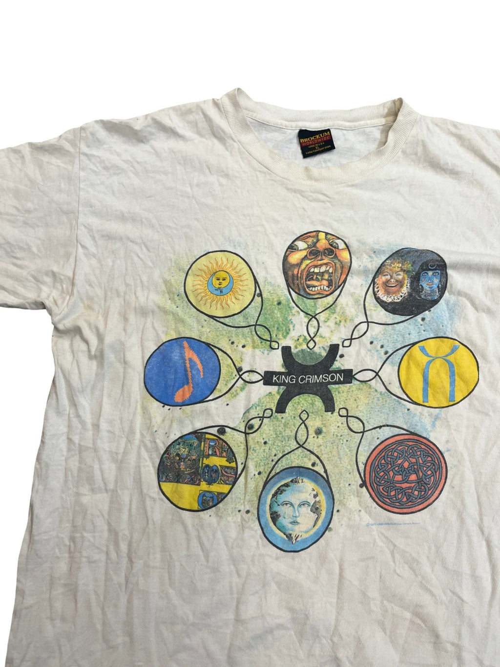 Vintage 1995 King Crimson "Album Discography" Size. - Adult & Kids T-Shirts, Sweatshirts & Hoodies apparel design preview 1
