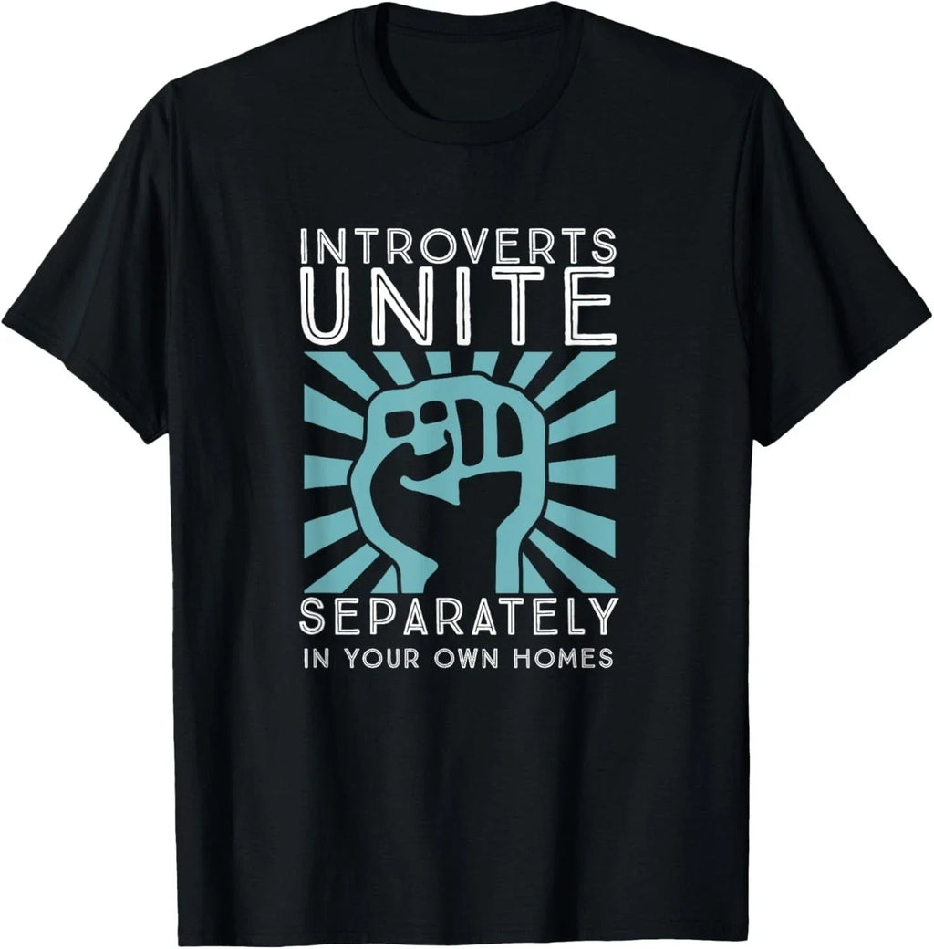 Introverts Unite Separately in your Own Homes funny - Adult & Kids T-Shirts, Sweatshirts & Hoodies apparel design preview 1