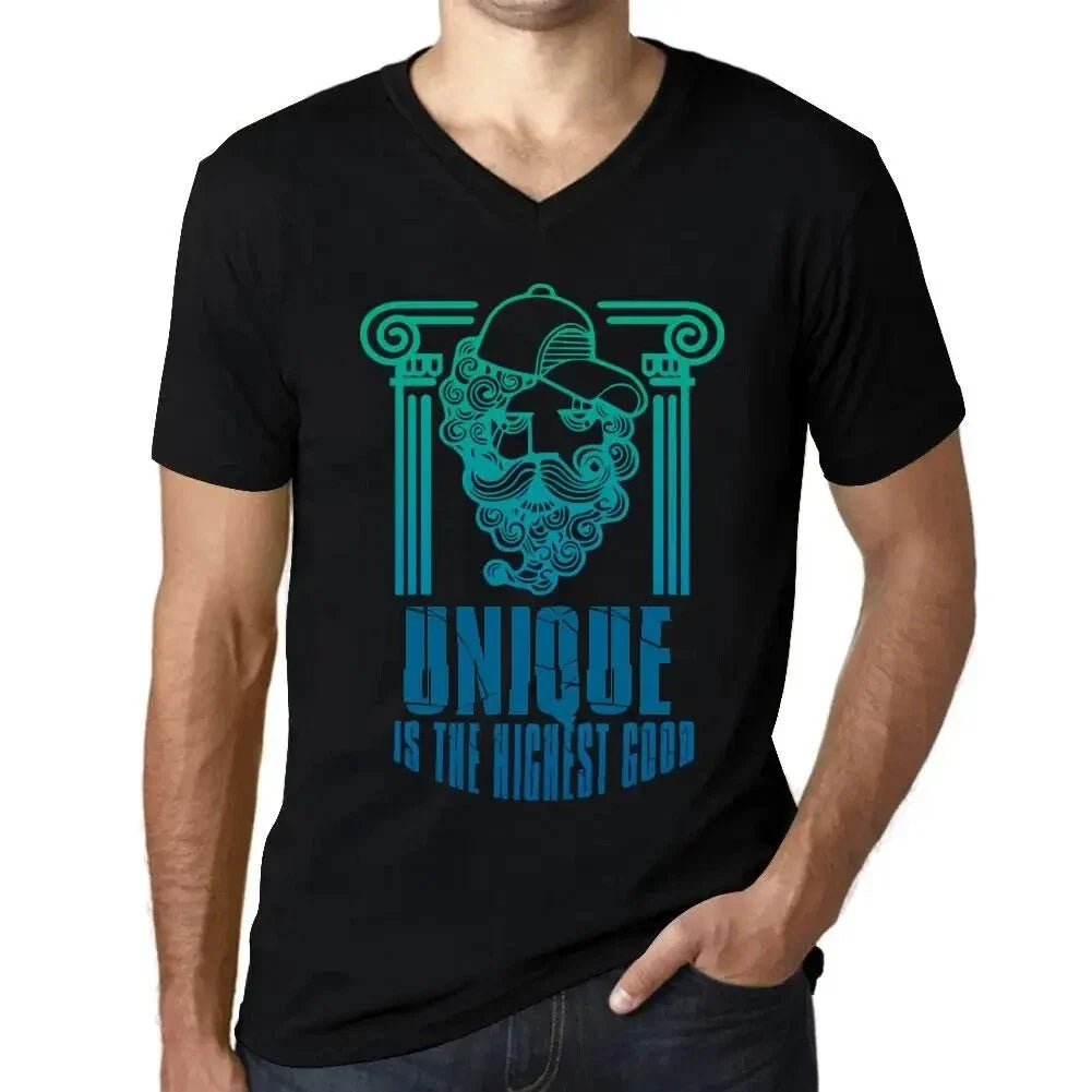 Men's Graphic V Neck Unique Is The Highest Good - Adult & Kids T-Shirts, Sweatshirts & Hoodies apparel design preview 1