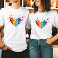 (3542) Rainbow Butterfly Pride Love Heart Gay Month - Adult & Kids T-Shirts, Sweatshirts & Hoodies apparel design preview 1