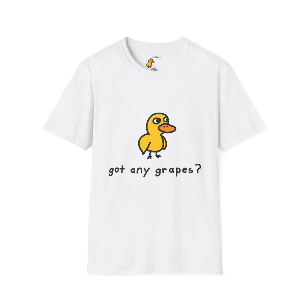 Got Any Grapes? duck illustration funny bird - Adult & Kids T-Shirts, Sweatshirts & Hoodies apparel design preview 1
