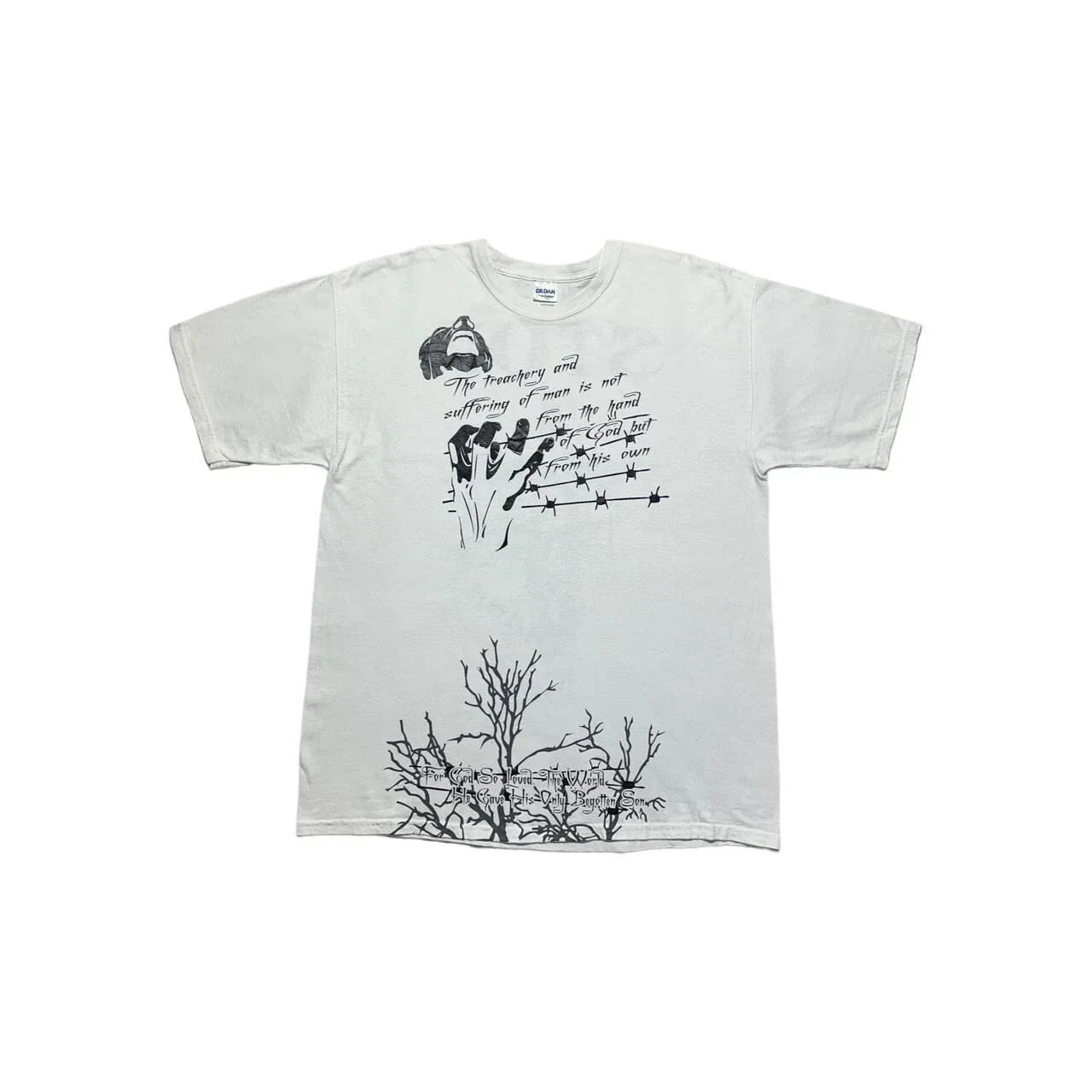 Y2K For God So Loved the World Tree Branch Hands - Adult & Kids T-Shirts, Sweatshirts & Hoodies apparel design preview 1