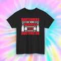 Bartenders See More Funny Drinking Quote Graphic Bar - Adult & Kids T-Shirts, Sweatshirts & Hoodies apparel design preview 1