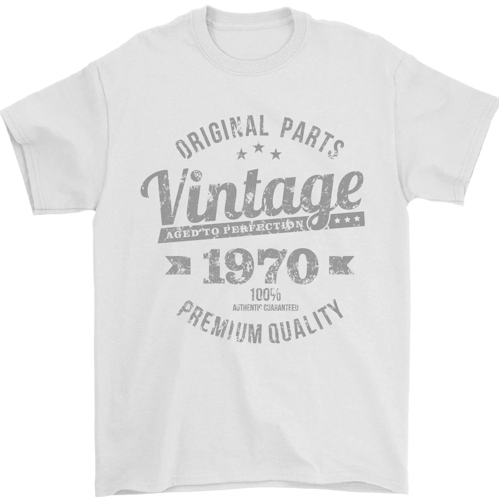 Vintage Year 56th Birthday 1970 Mens 100% Cotton - Adult & Kids T-Shirts, Sweatshirts & Hoodies apparel design preview 1