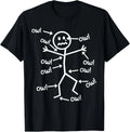 Ow Funny Scream Character Graphic - Adult & Kids T-Shirts, Sweatshirts & Hoodies apparel design preview 1
