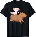 Funny Kawaii Axolotl and Capybara Lover Kids Girls - Adult & Kids T-Shirts, Sweatshirts & Hoodies apparel design preview 1