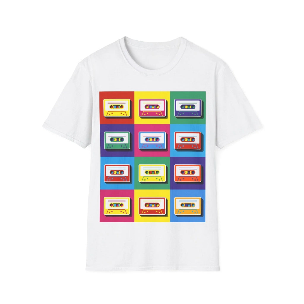 Pop-Art Cassette Tape 90s Music Graphic Lover Top - Adult & Kids T-Shirts, Sweatshirts & Hoodies apparel design preview 1