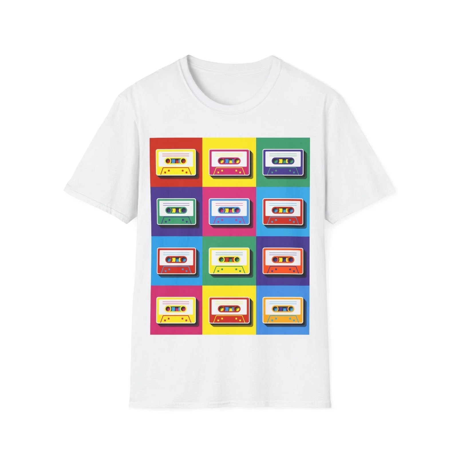 Pop-Art Cassette Tape 90s Music Graphic Lover Top - Adult & Kids T-Shirts, Sweatshirts & Hoodies apparel design preview 1