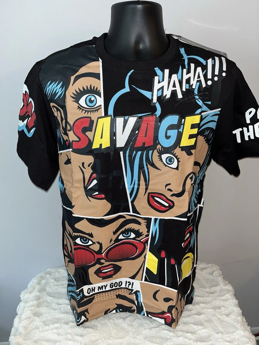 CONTENDER MENS STREETWEAR SAVAGE COMIC POP ART - Adult & Kids T-Shirts, Sweatshirts & Hoodies apparel design preview 1
