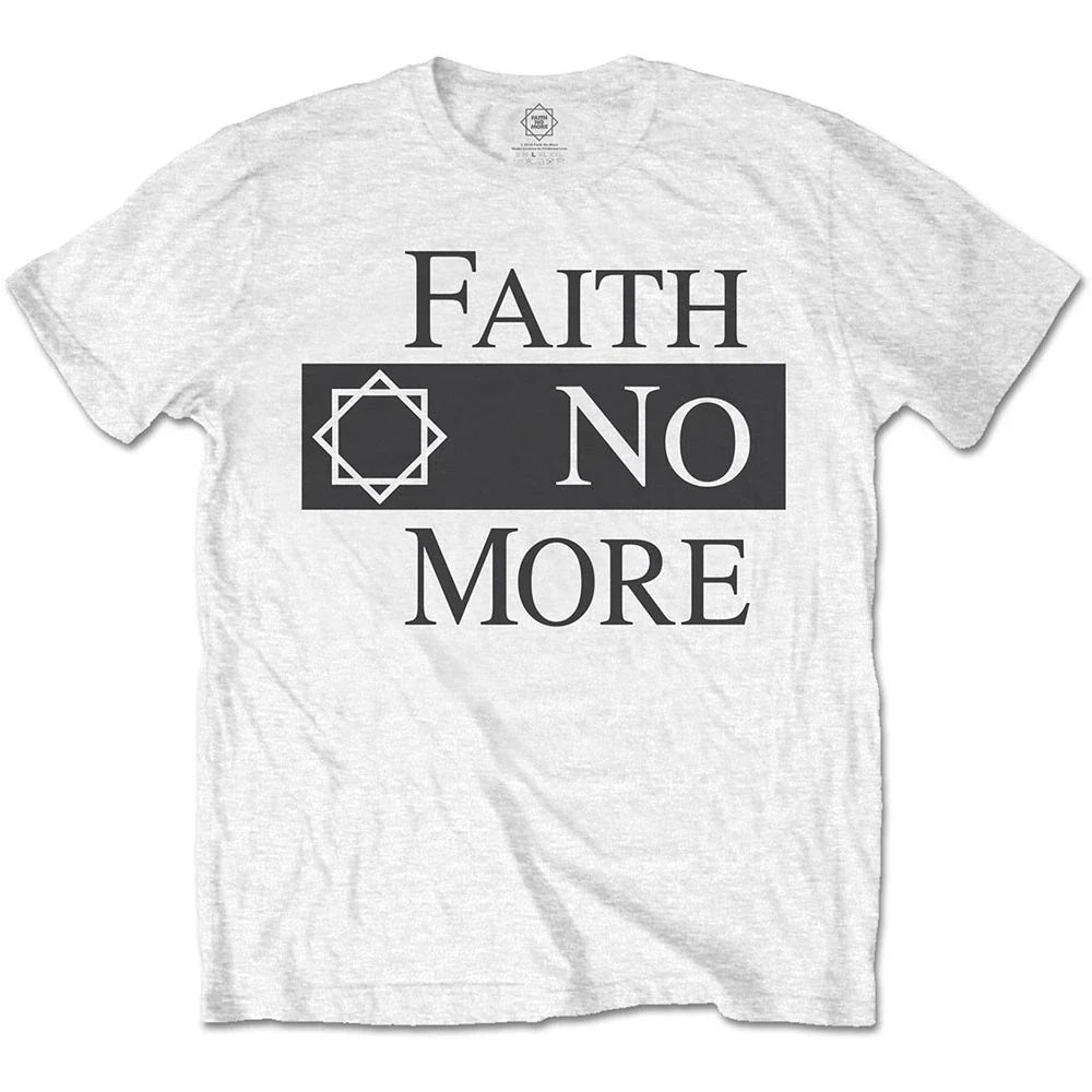 White Faith No More Logo Official - Adult & Kids T-Shirts, Sweatshirts & Hoodies apparel design preview 1