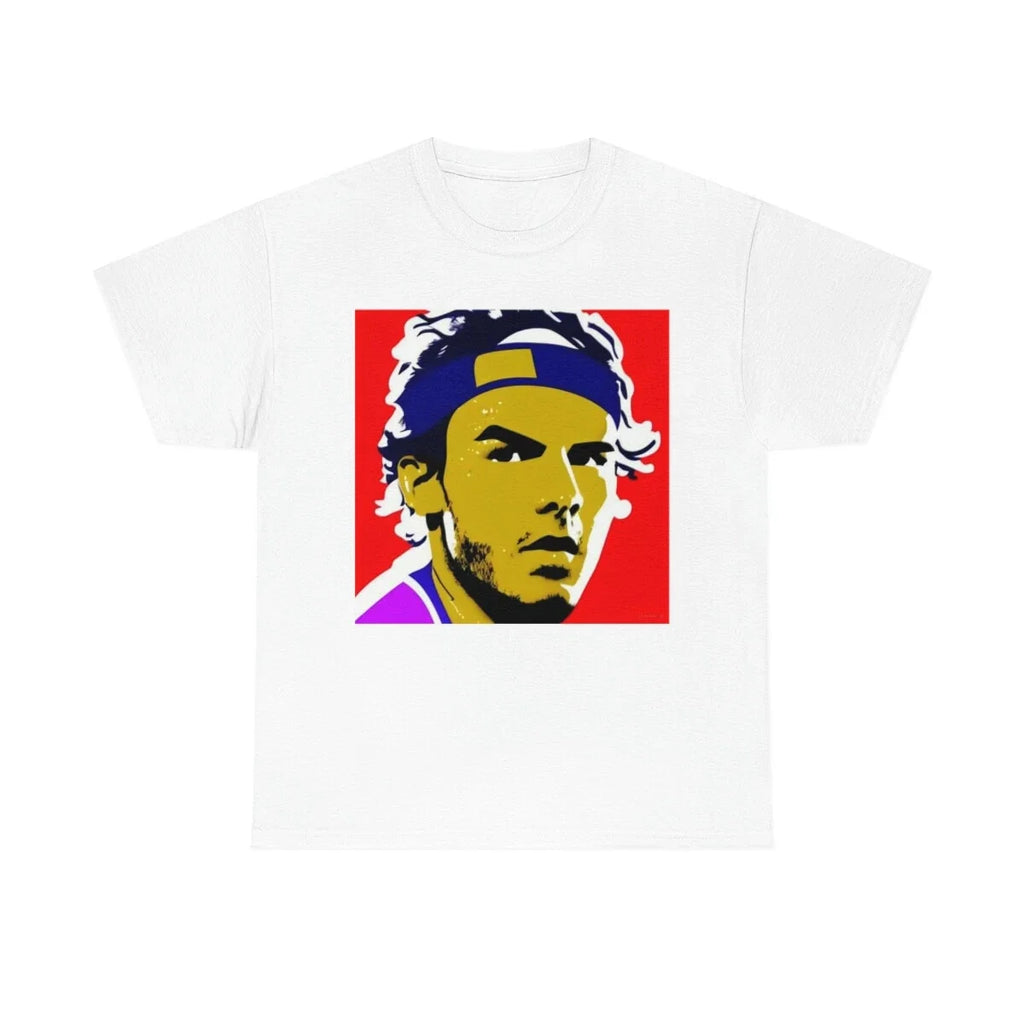 Stunning 2023 Unisex Pop Art of Rafael Nadal - Adult & Kids T-Shirts, Sweatshirts & Hoodies apparel design preview 1