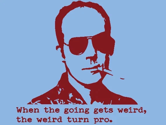 HUNTER S THOMPSON Fear And Loathing DR. GONZO 420 - Adult & Kids T-Shirts, Sweatshirts & Hoodies apparel design preview 1