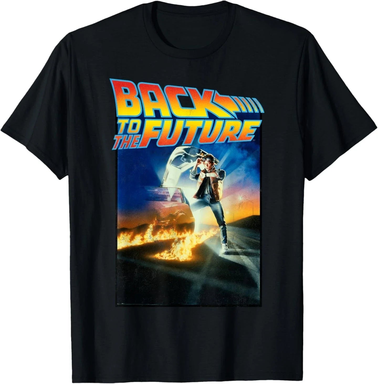 Back to The Future Movie Poster Classic - Adult & Kids T-Shirts, Sweatshirts & Hoodies apparel design preview 1