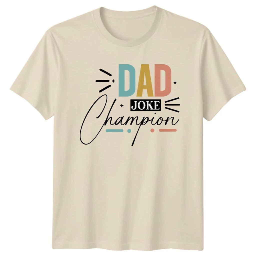 Dad Joke Champion Fathers Day Gift Funny Father - Adult & Kids T-Shirts, Sweatshirts & Hoodies apparel design preview 1