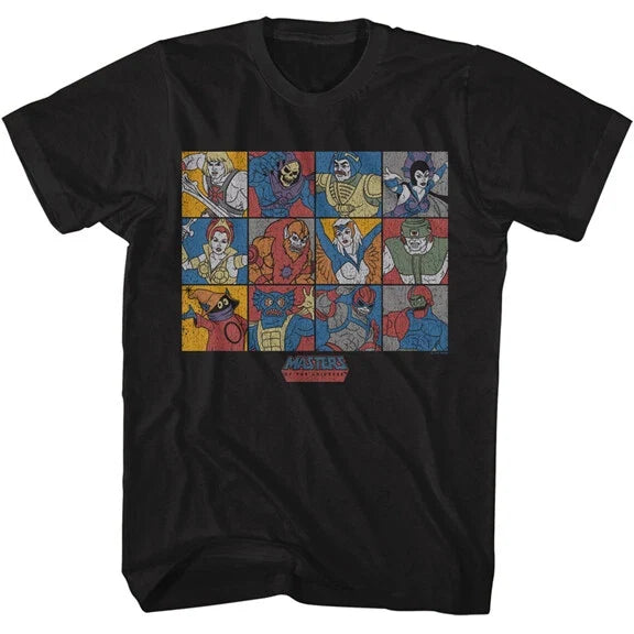 Masters Of The Universe 12 Character Blocks Skeletor - Adult & Kids T-Shirts, Sweatshirts & Hoodies apparel design preview 1