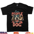 Less People More Dogs Funny Quote Pet Lover - Adult & Kids T-Shirts, Sweatshirts & Hoodies apparel design preview 1