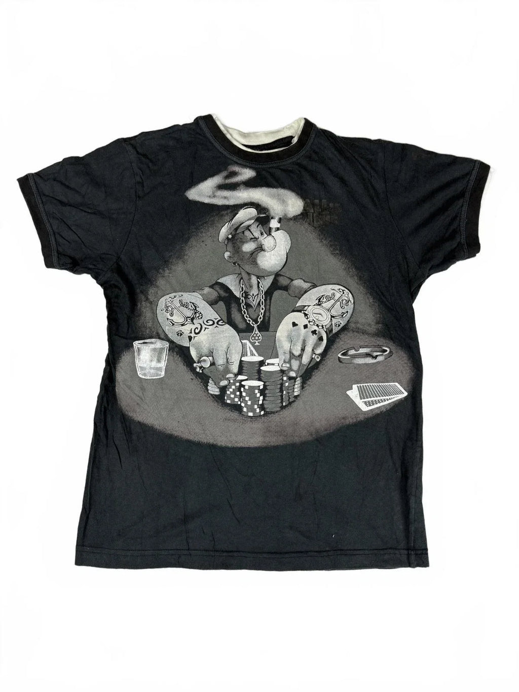 Vintage Y2K Popeye size M - Adult & Kids T-Shirts, Sweatshirts & Hoodies apparel design preview 1