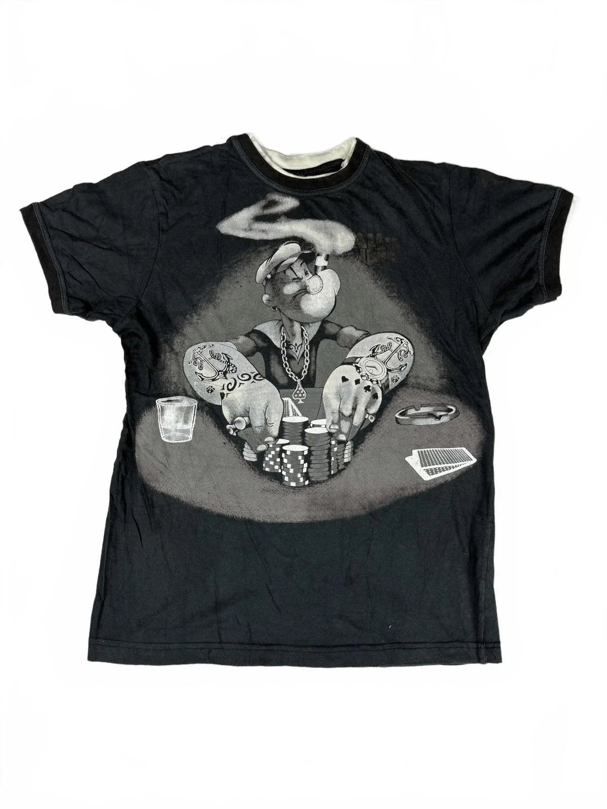 Vintage Y2K Popeye size M - Adult & Kids T-Shirts, Sweatshirts & Hoodies apparel design preview 1