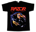 RAZOR EVIL INVADERS'85 THRASH SPEED METAL BAND - Adult & Kids T-Shirts, Sweatshirts & Hoodies apparel design preview 1