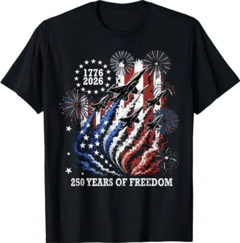 250 Years 250th Anniversary USA 4th of July 1776 2026 - Adult & Kids T-Shirts, Sweatshirts & Hoodies apparel design preview 1