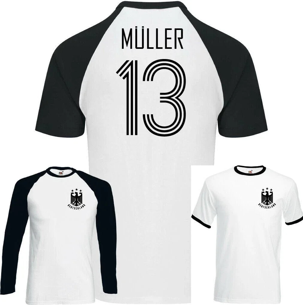 GERD MULLER West Germany Football Footballer Top Kit - Adult & Kids T-Shirts, Sweatshirts & Hoodies apparel design preview 1