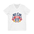 V-Neck Rosie Riveter We Can Do It Unisex Made in USA - Adult & Kids T-Shirts, Sweatshirts & Hoodies apparel design preview 1