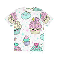 All Over Print Kawaii Cupcake Clouds Pastel Sweet - Adult & Kids T-Shirts, Sweatshirts & Hoodies apparel design preview 1