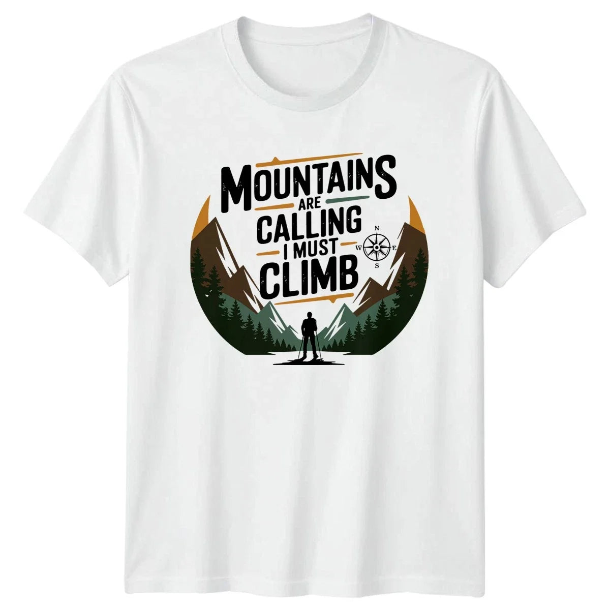 Mountains Are Calling I Must Hiking Climber Birthday - Adult & Kids T-Shirts, Sweatshirts & Hoodies apparel design preview 1