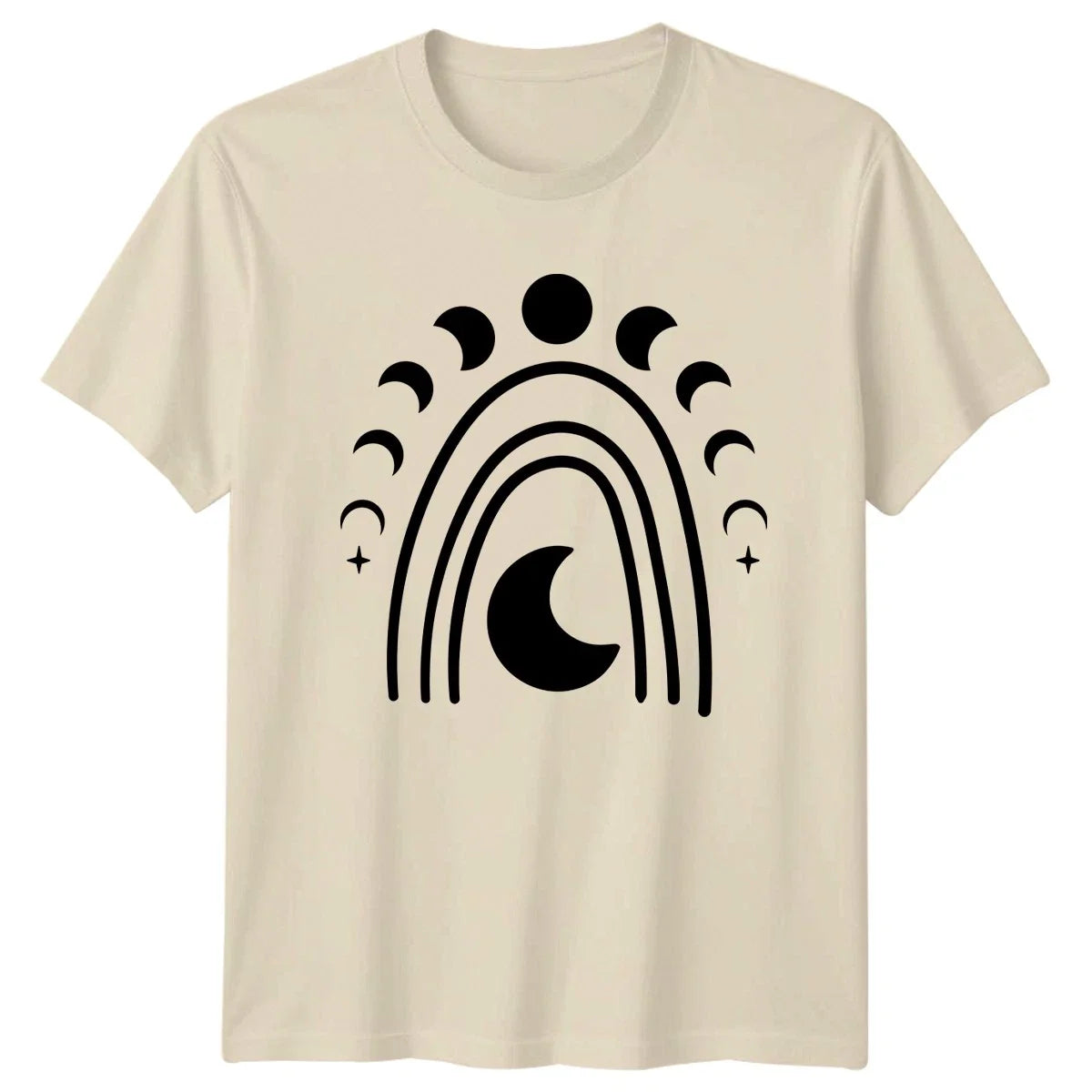 Celestial Moon Phases Boho Rainbow Spirituality Gift - Adult & Kids T-Shirts, Sweatshirts & Hoodies apparel design preview 1