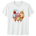 Kawaii Ice Cream Summer Dessert Gift For Him And Her - Adult & Kids T-Shirts, Sweatshirts & Hoodies apparel design preview 1